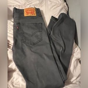 Men’s Grey Levi Skinny Jeans Type 511👖